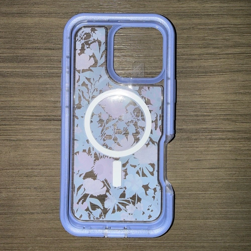 OtterBox iPhone 16 Pro Max Defender Series XT - Floral Purple - Picture 3 of 6